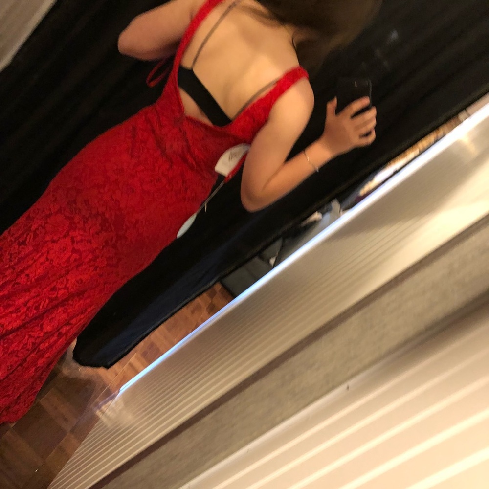 Red Prom Dress - Picture 3 of 6